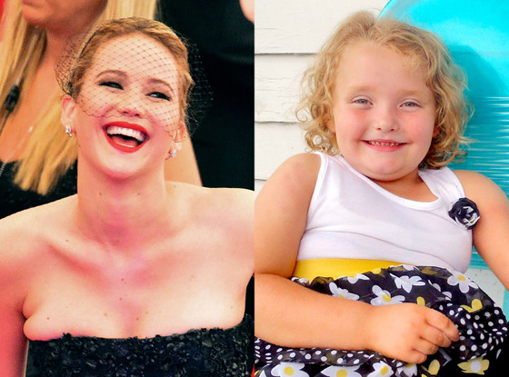 Honey Boo Boo, Jennifer Lawrence Honey Boo Boo, Jennifer Lawrence